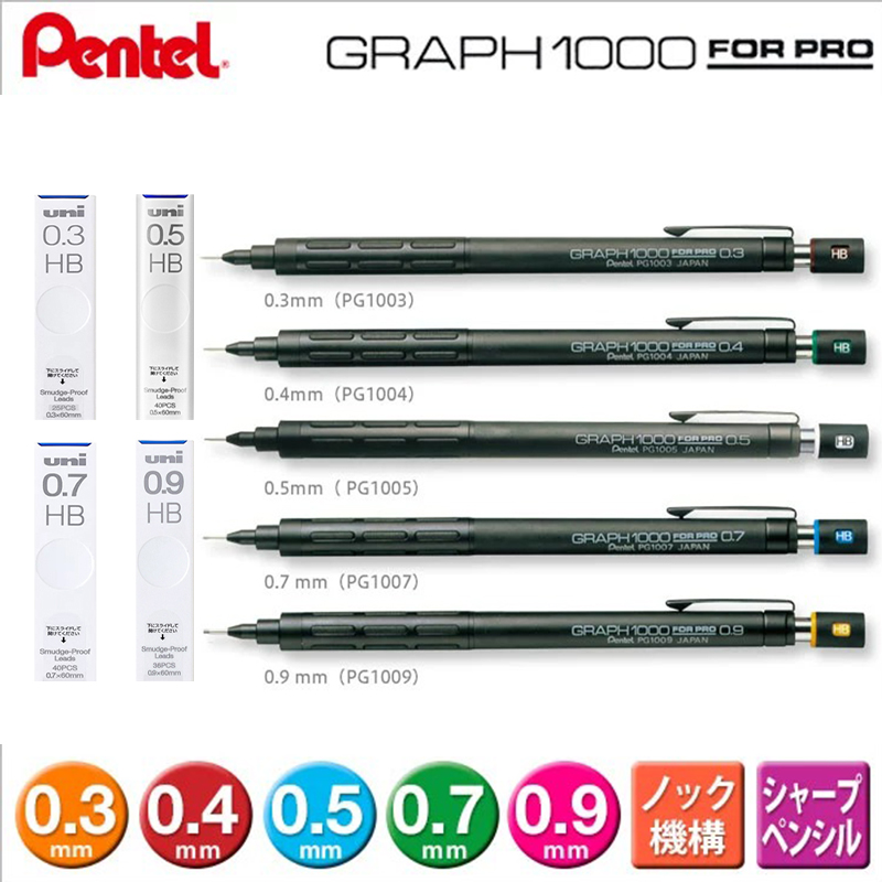 ดินสอกดเพนเทลสำหรับงานวาดภาพกร - Pentel Pen Energel บทวิจารณ์และราคา