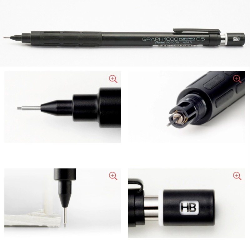 ดินสอกดเพนเทลสำหรับงานวาดภาพกร - Pentel Pen Energel บทวิจารณ์และราคา
