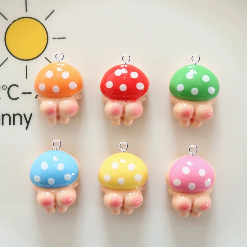 จี้เรซินรูปเห็ดเงางาม 10 ชิ้น  - Resin Crafts Diy บทวิจารณ์และราคา