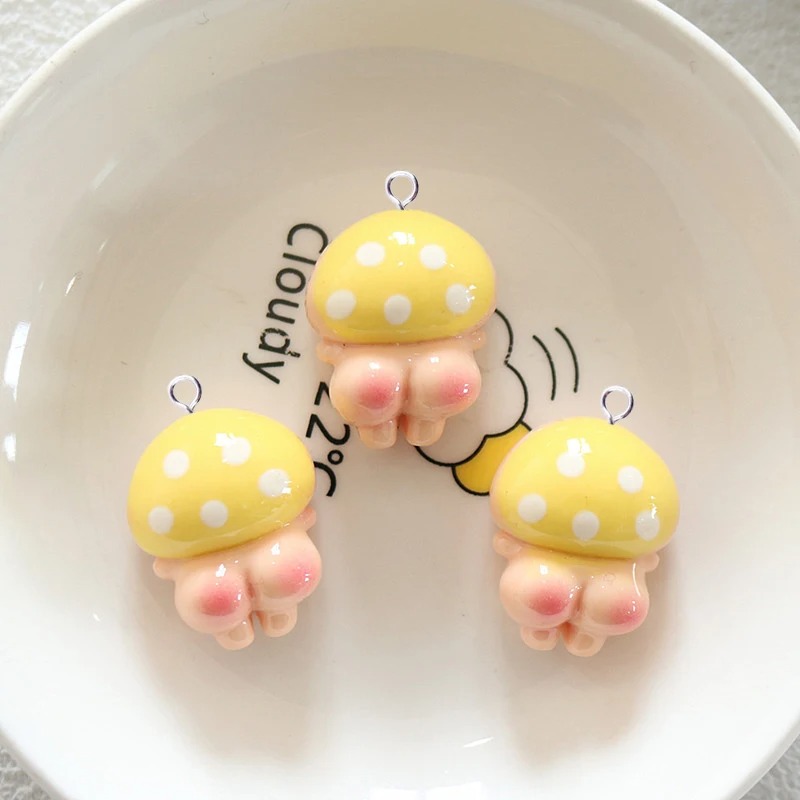 จี้เรซินรูปเห็ดเงางาม 10 ชิ้น  - Resin Crafts Diy บทวิจารณ์และราคา