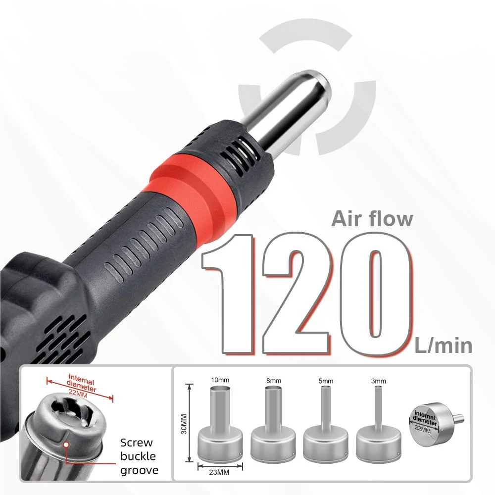 Jcd ปืนลมร้อนขนาดเล็ก8208 750ว - Heat Gun Small บทวิจารณ์และราคา
