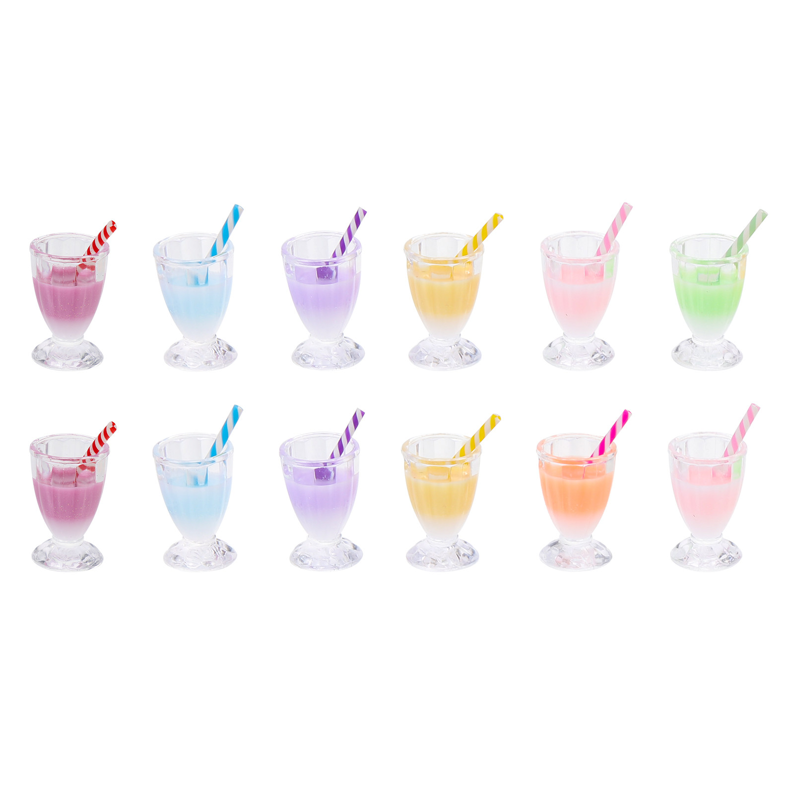 12 ชิ้น จี้ขวดชาไข่มุก จี้เครื - Resin Crafts บทวิจารณ์และราคา