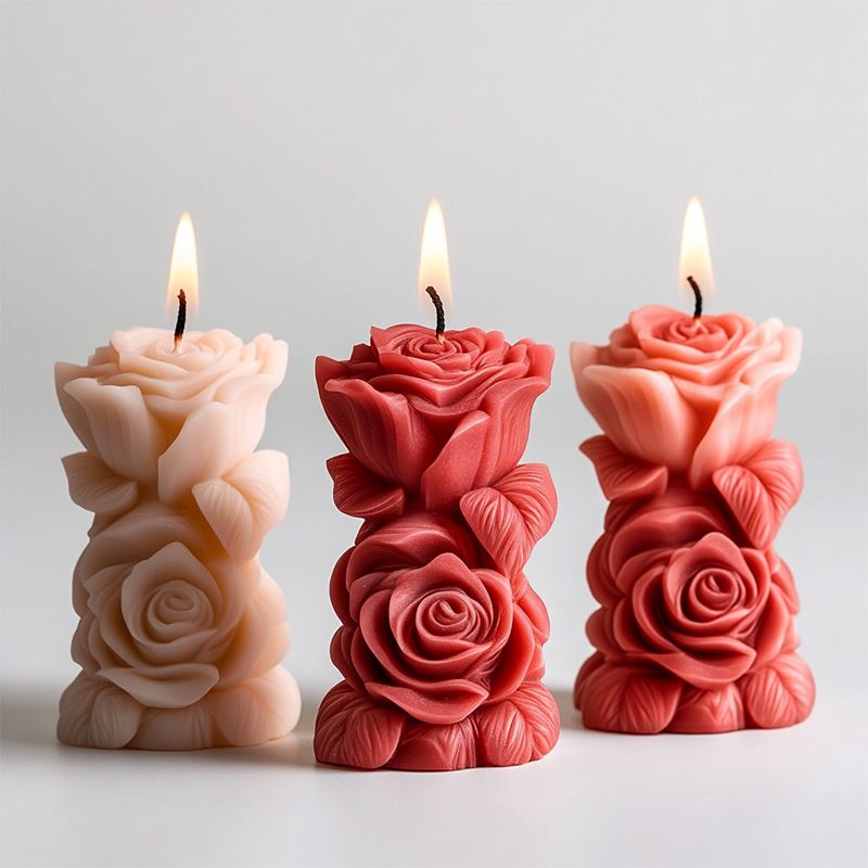 แม่พิมพ์ซิลิโคนรูปดอกกุหลาบ 3  - Resin Craft Ideas บทวิจารณ์และราคา