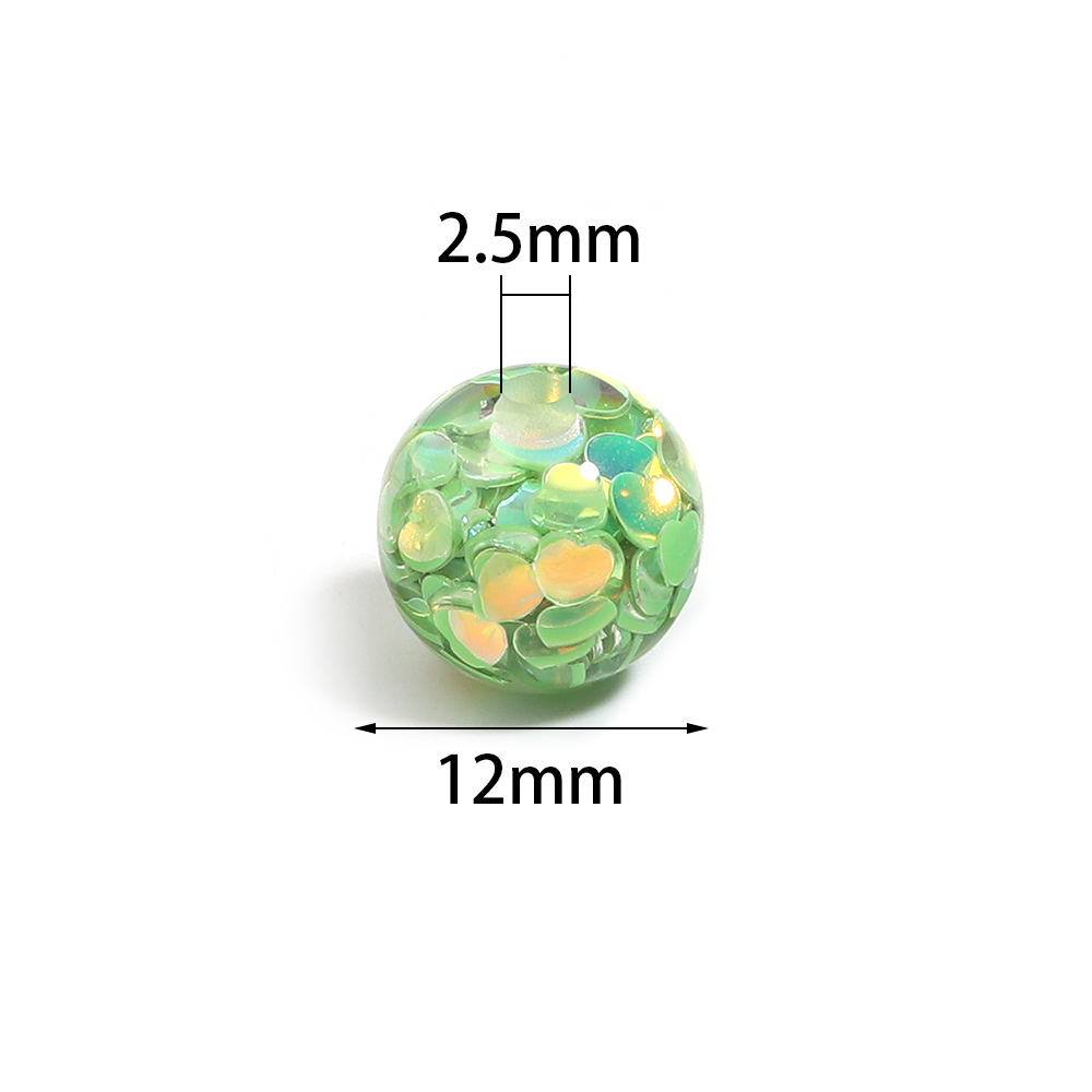 ลูกปัดรูปหัวใจเรซินขนาด 12 มม. - Resin Craft Supplies บทวิจารณ์และราคา