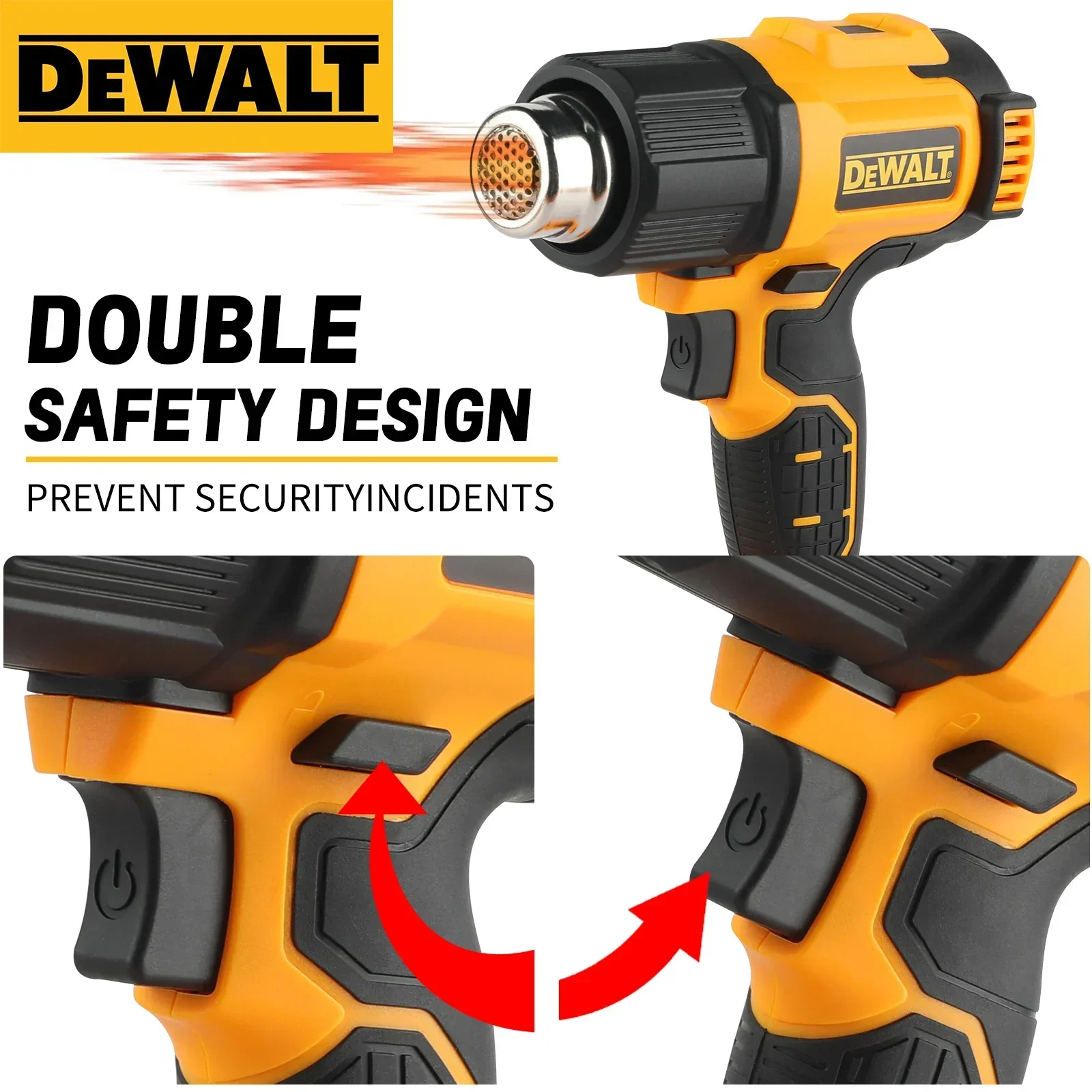 DeWALT DCE530 ปืนลมร้อนไร้สาย  - Heat Gun Small บทวิจารณ์และราคา