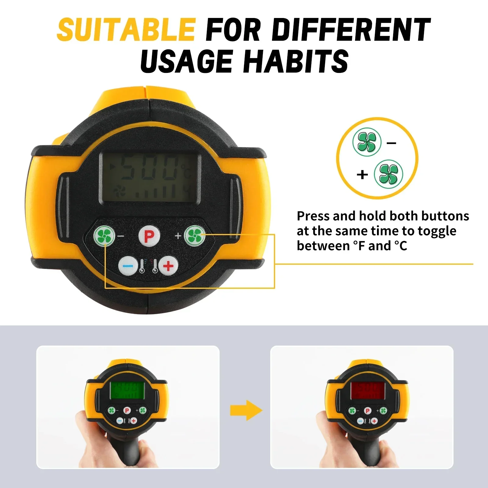 DeWALT DCE530 ปืนลมร้อนไร้สาย  - Heat Gun Small บทวิจารณ์และราคา