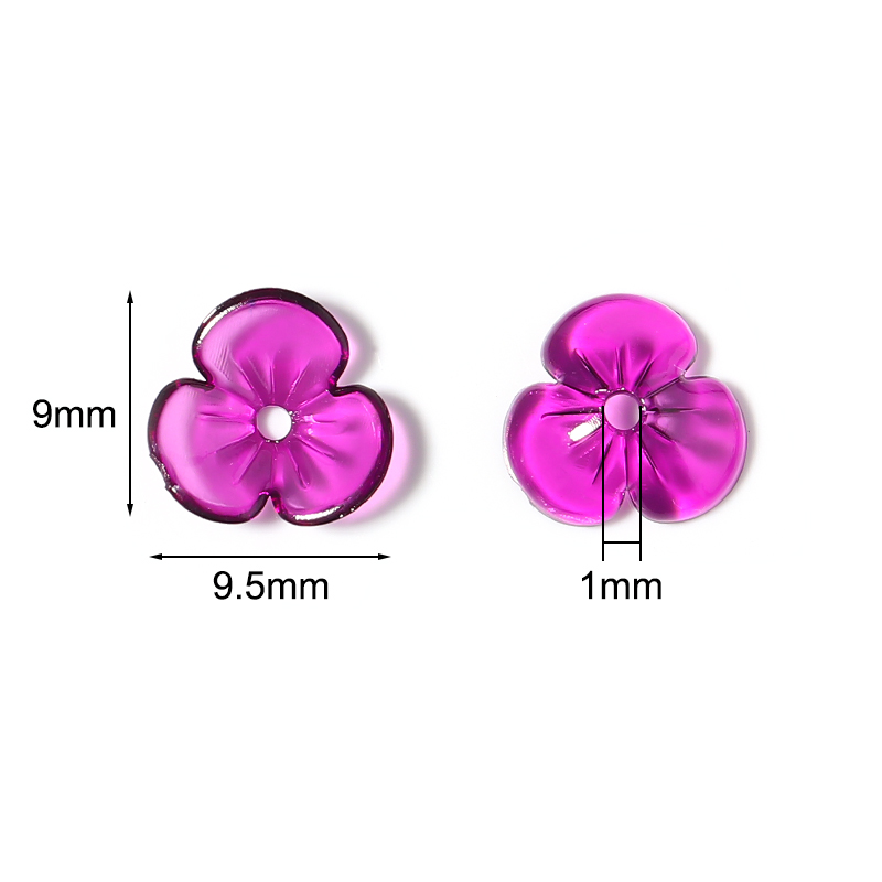 20 ชิ้น/ล็อตโปร่งใสเรซิ่นกลีบล - Resin Craft Projects บทวิจารณ์และราคา