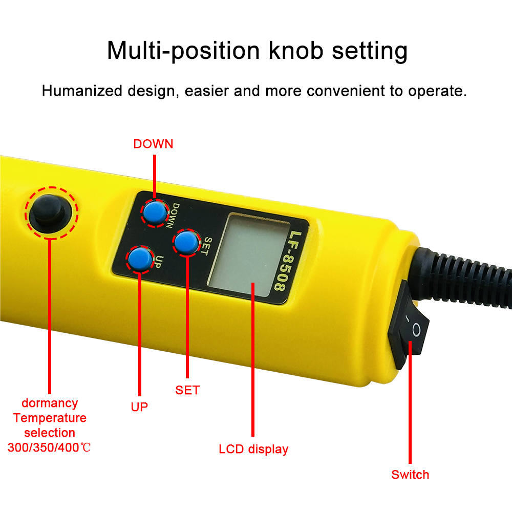 LCD ดิจิตอลความร้อน HOT AIR GU - Heat Gun Small บทวิจารณ์และราคา