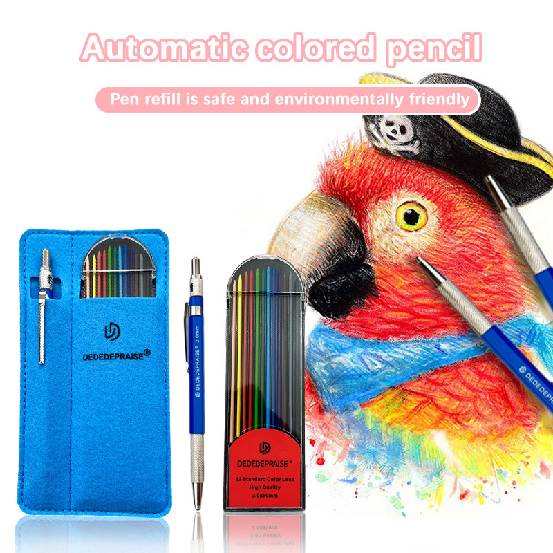 ชุดดินสอกด 12/24 สี ขนาด 2.0 ม - Staedtler Pencil Lumocolor บทวิจารณ์และราคา