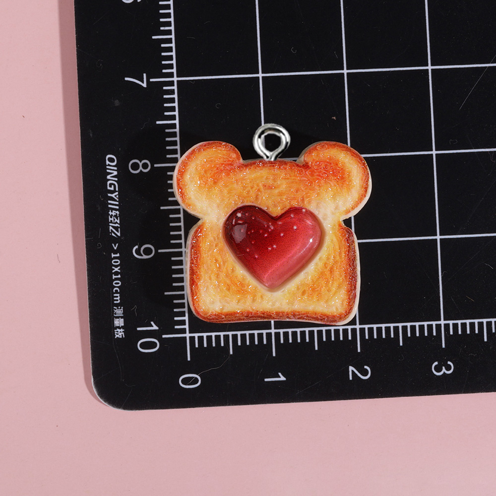ชาร์มเรซิ่นรูปขนมปังปิ้งรูปหัว - Resin Craft Projects บทวิจารณ์และราคา