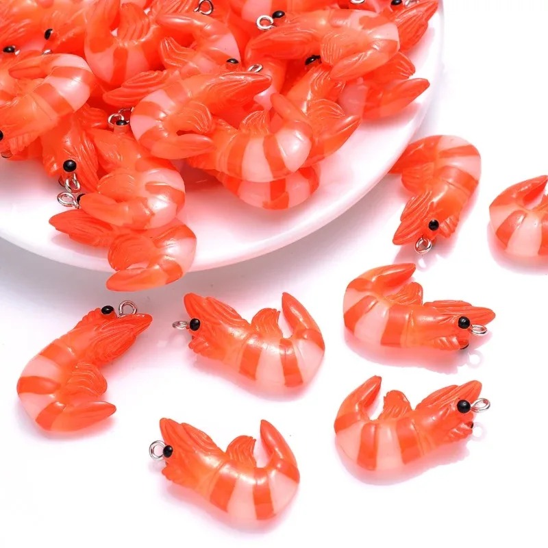 จี้รูปกุ้งก้ามกรามและกุ้งจำลอง - Resin Craft Projects บทวิจารณ์และราคา