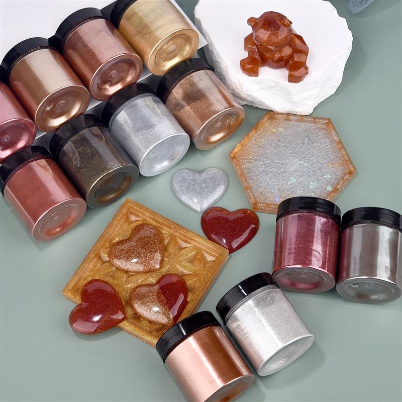 เม็ดสีเงินประกายเมทัลลิก50กรัม - Resin Craft Supplies บทวิจารณ์และราคา