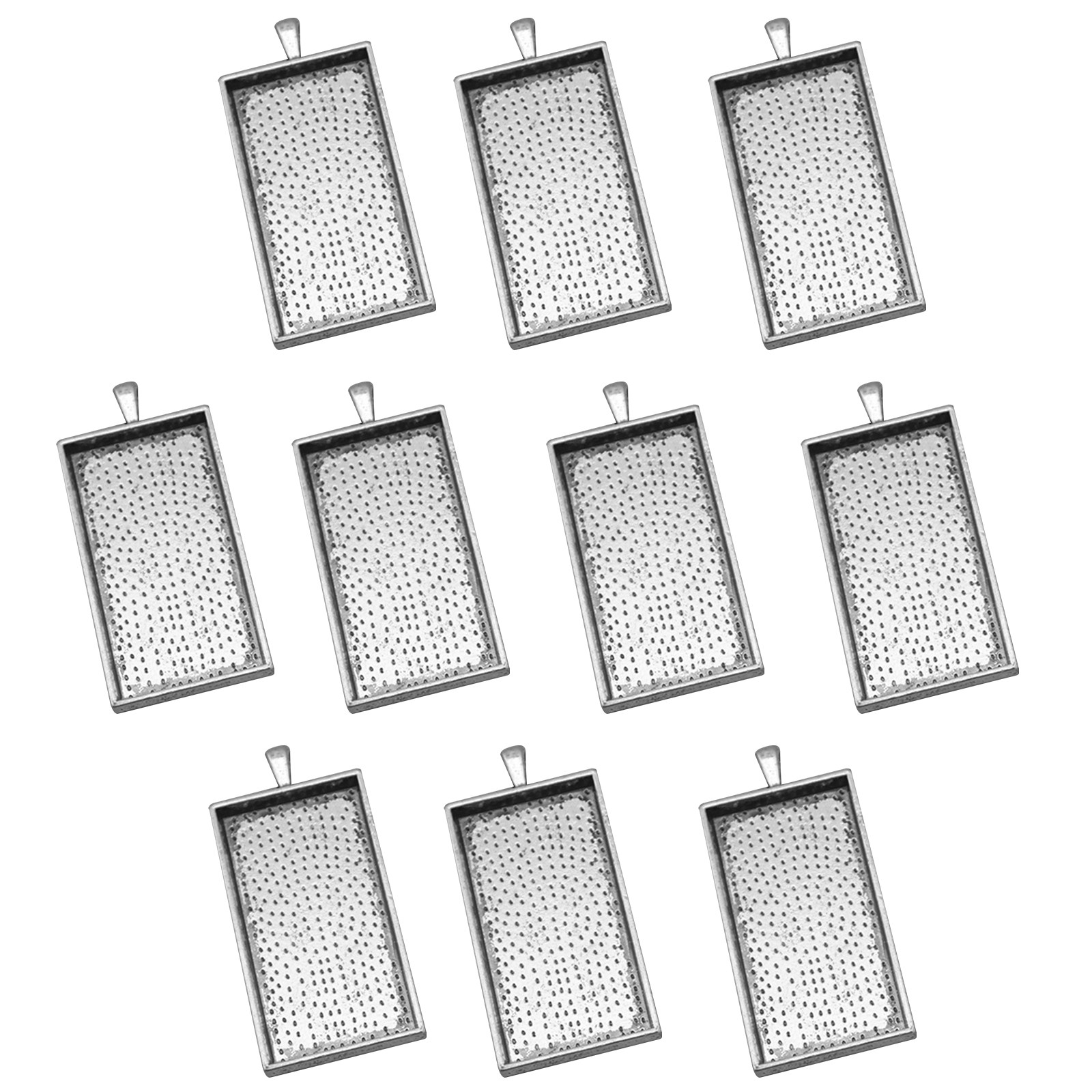 ถาดจี้โลหะผสม 10 ชิ้น สไตล์วิน - Bezels Set Pendant บทวิจารณ์และราคา
